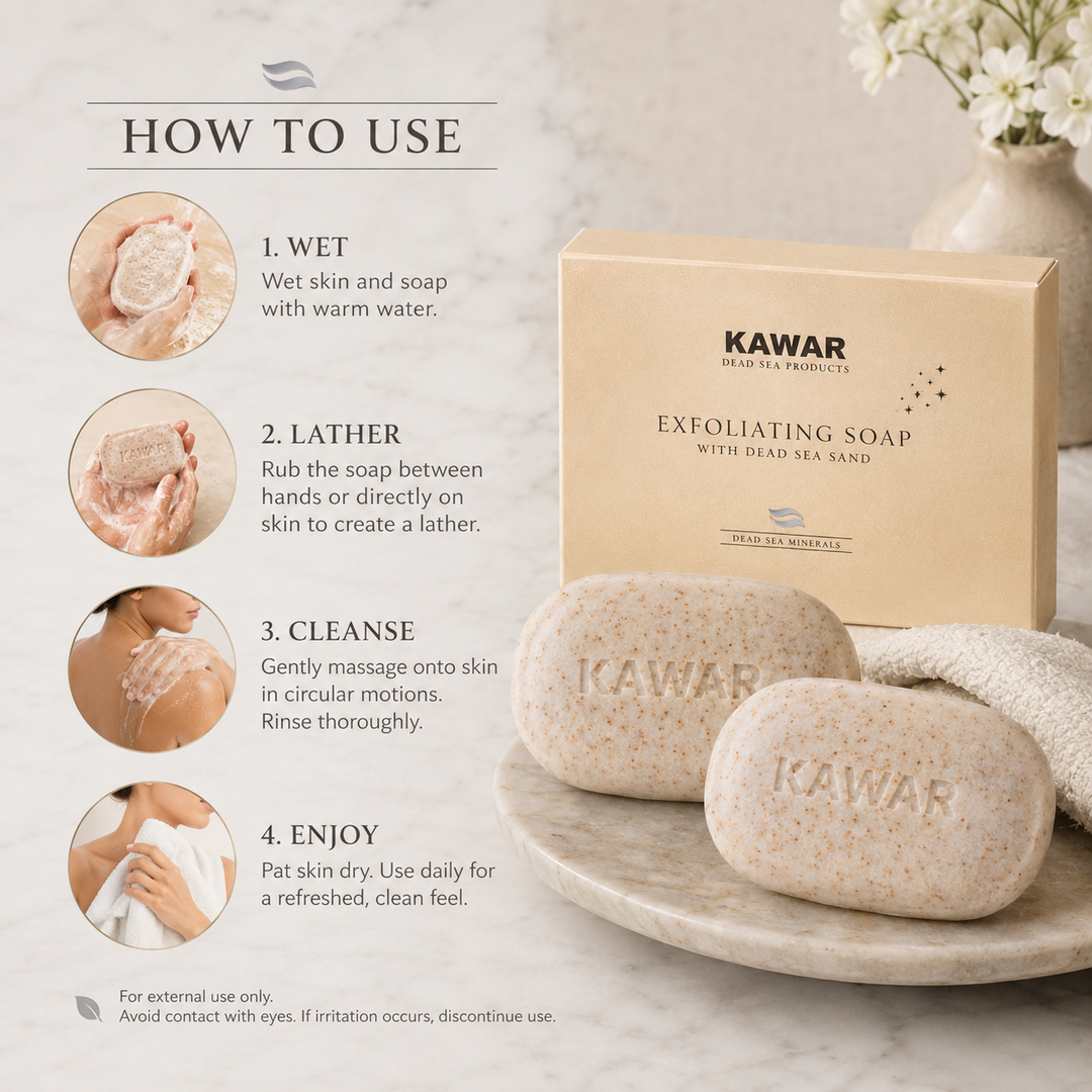 Kawar Dead Sea Exfoliating Soap